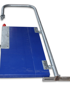 Guiding post slewable for door - assembled CM/ESF